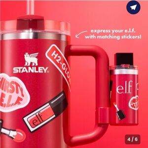 Sold Out Stanley x e.l.f. Collab Tumbler Lip Oil Holder - Red Delicious NIB
